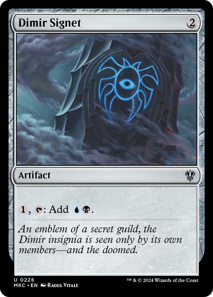 Dimir Signet (MKC) 226 - WZRD TCG