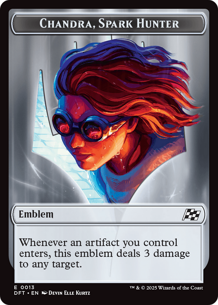 Chandra, Spark Hunter Emblem (TDFT) 13 - WZRD TCG