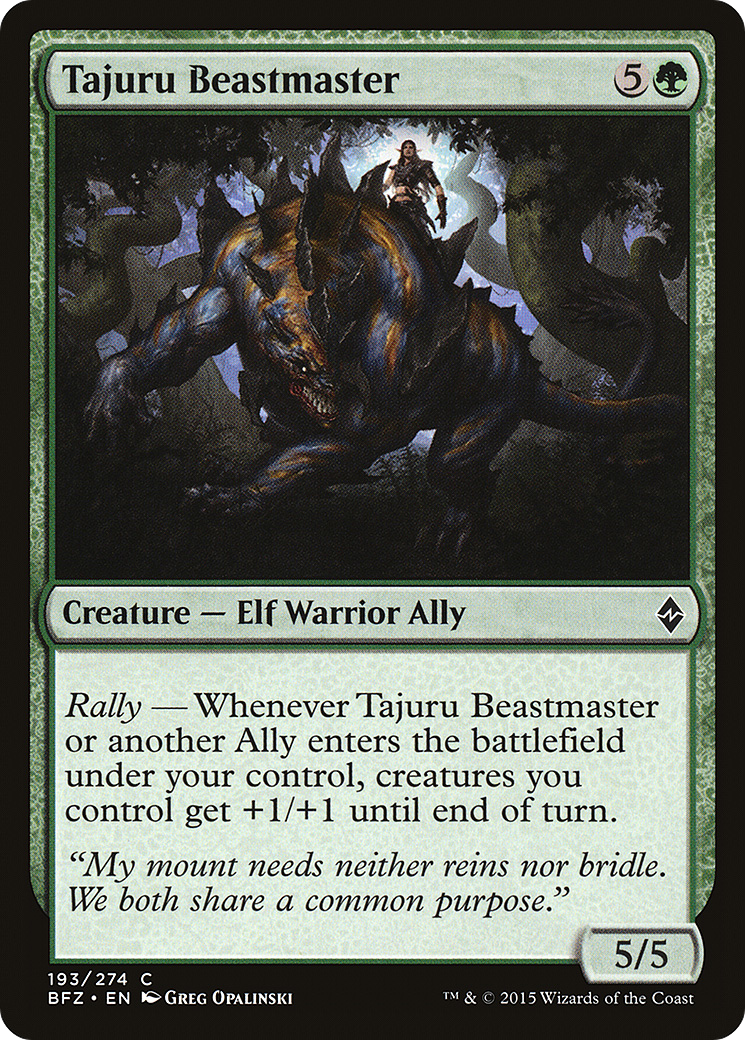 Tajuru Beastmaster (BFZ) 193