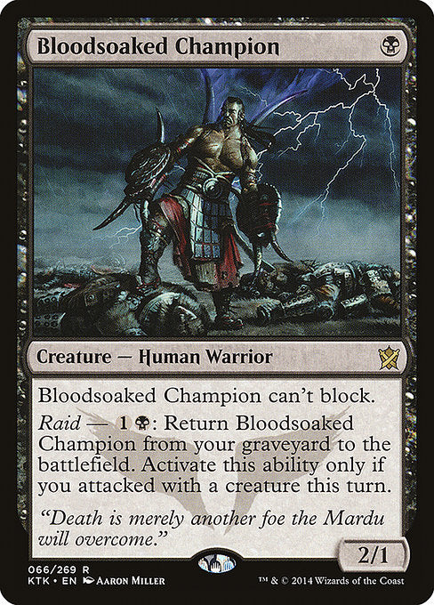 Bloodsoaked Champion front