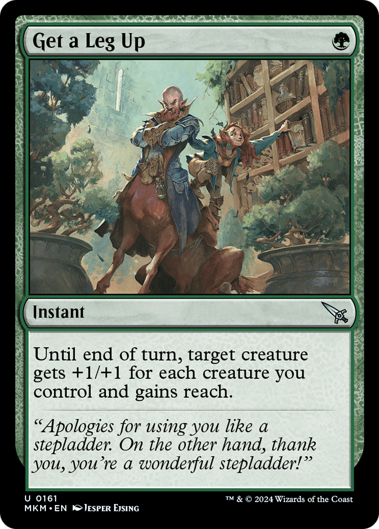Get a Leg Up (MKM) 161 - WZRD TCG