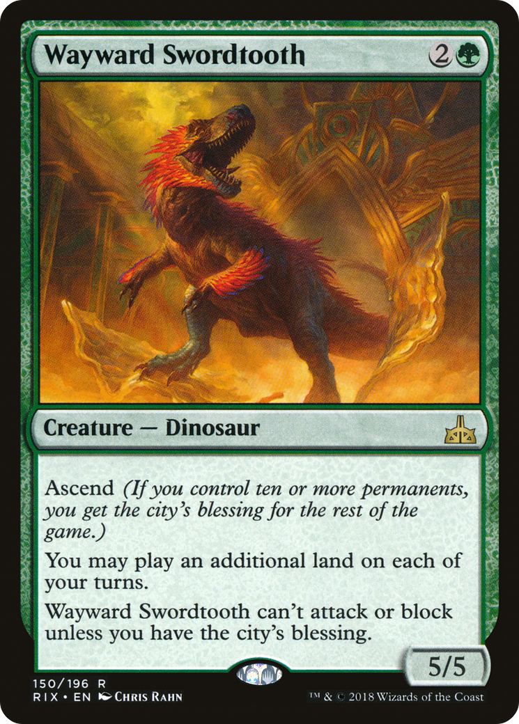 Wayward Swordtooth (RIX) 150