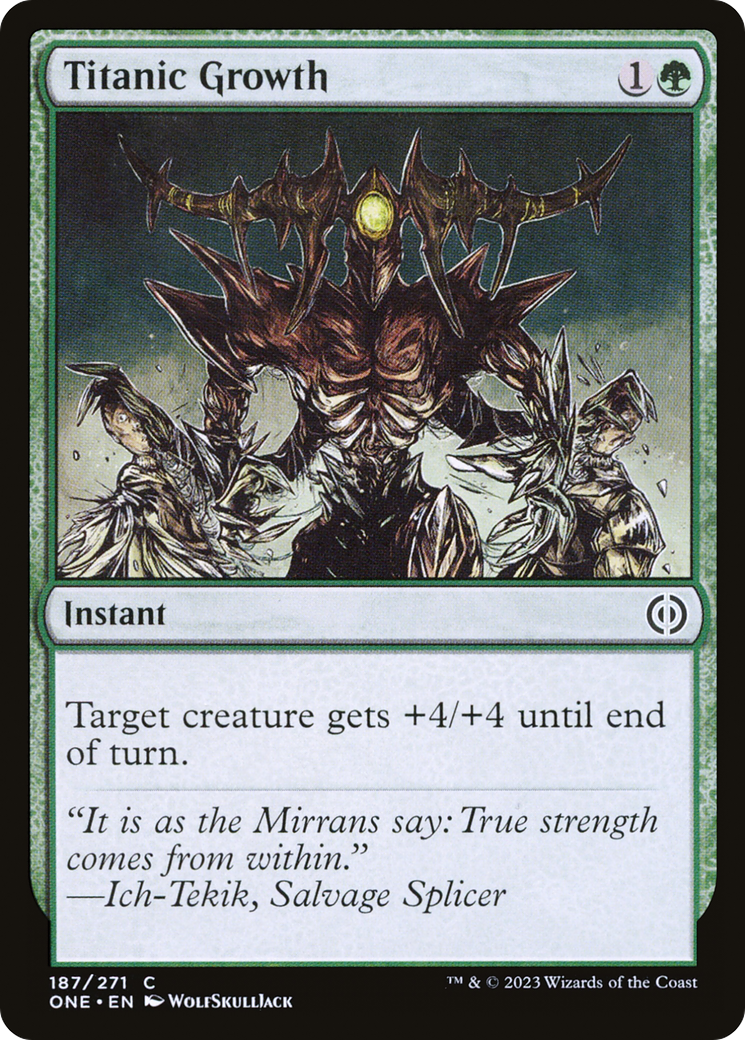 Titanic Growth (ONE) 187 - WZRD TCG