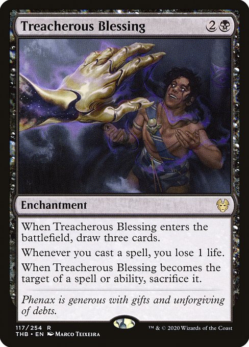 Treacherous Blessing front