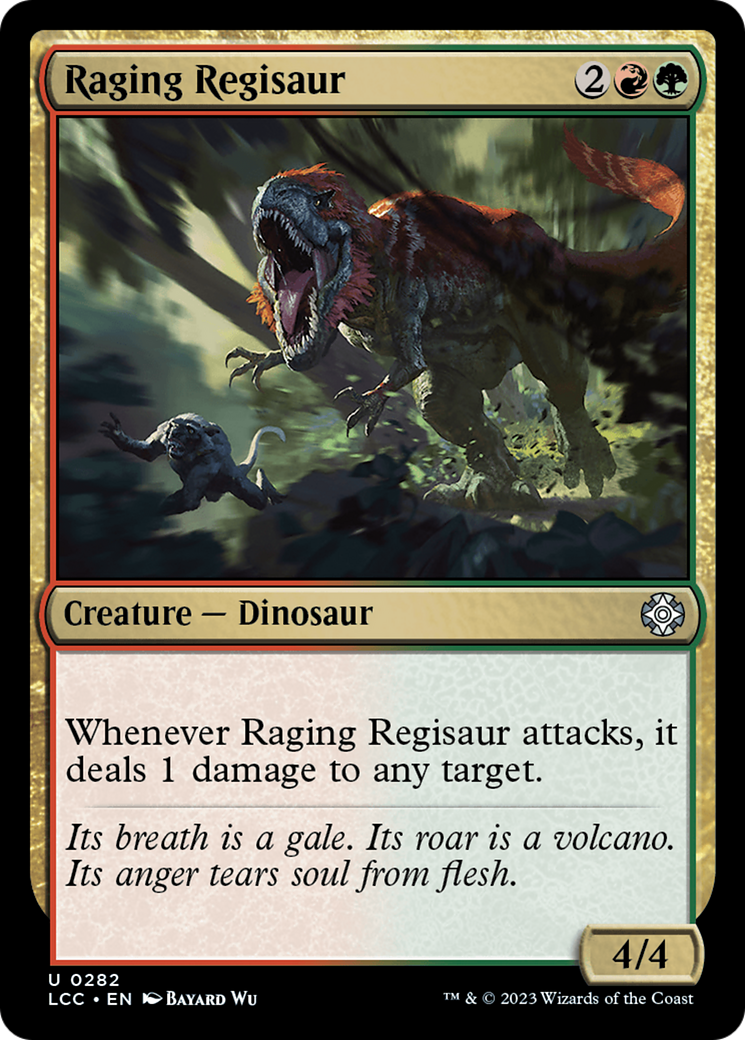 Raging Regisaur (LCC) 282 - WZRD TCG