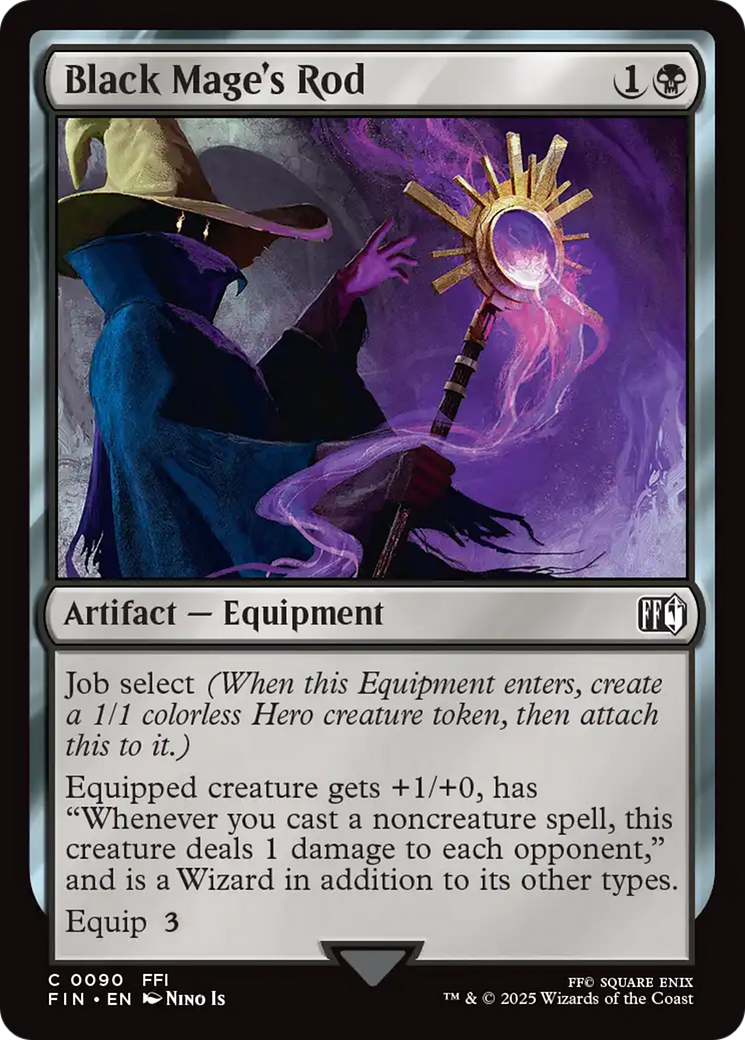 Black Mage's Rod (FIN) 90 - WZRD TCG