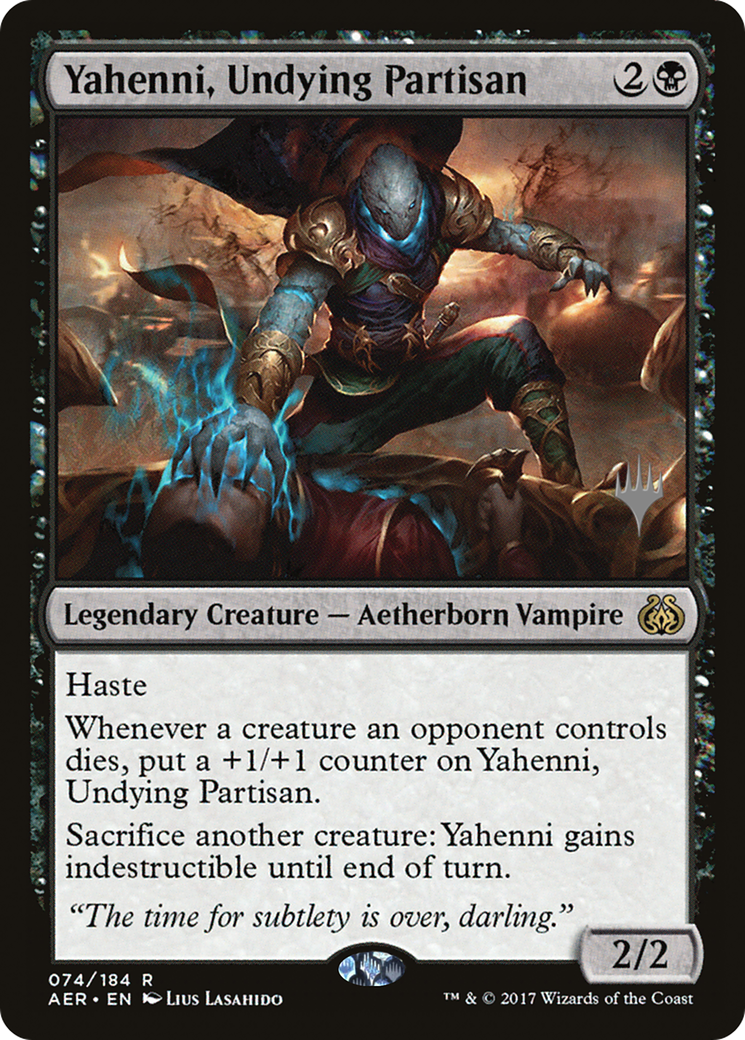 Yahenni, Undying Partisan (PAER) 74p