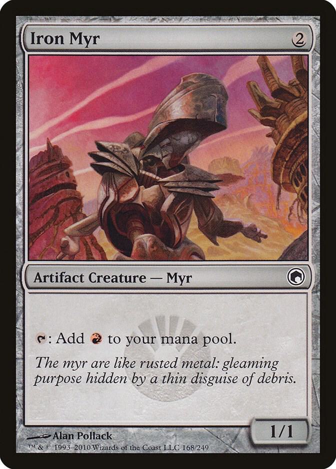 Iron Myr,, 168, Near Mint, Foil