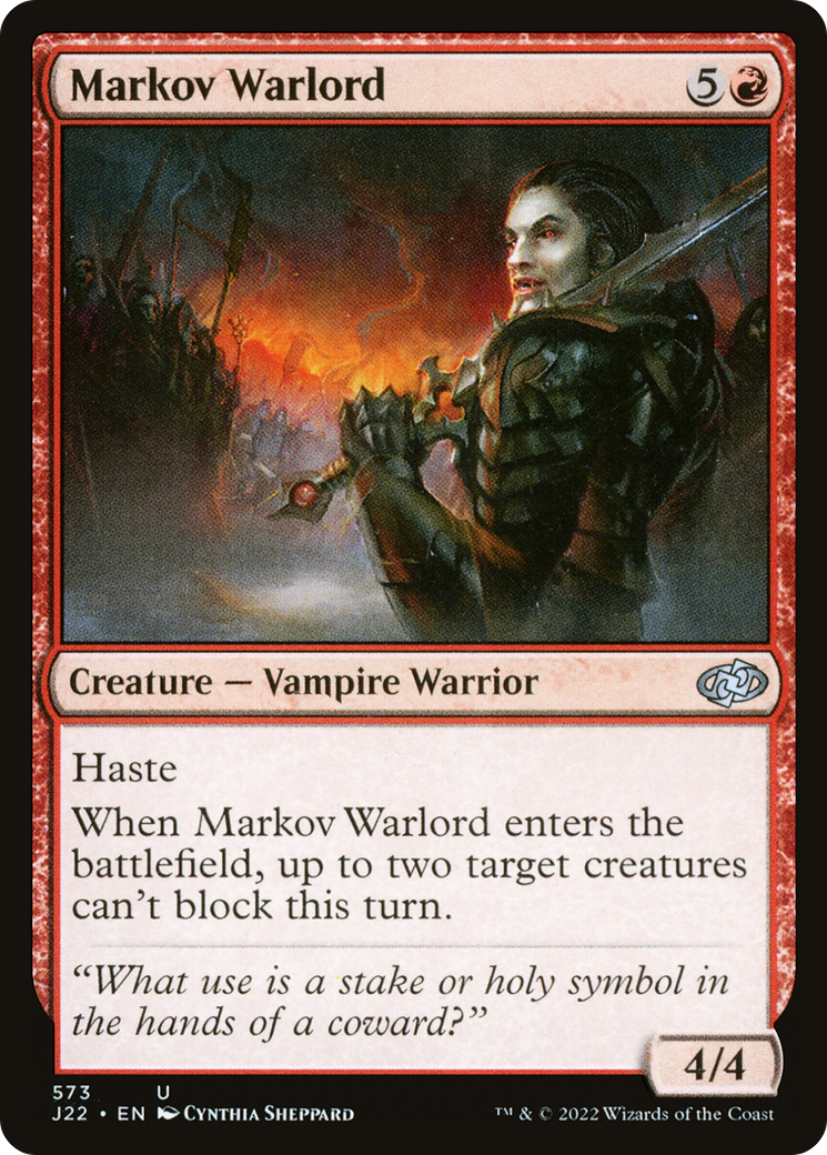 Markov Warlord (J22) 573 - WZRD TCG