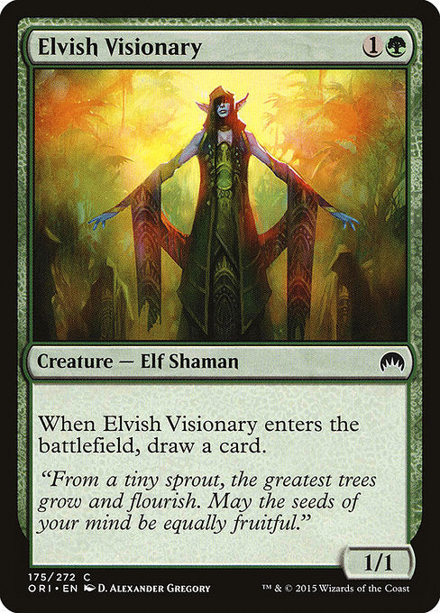Elvish Visionary front