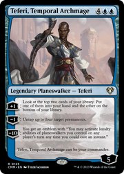 Teferi, Temporal Archmage (CMM) 125 - WZRD TCG