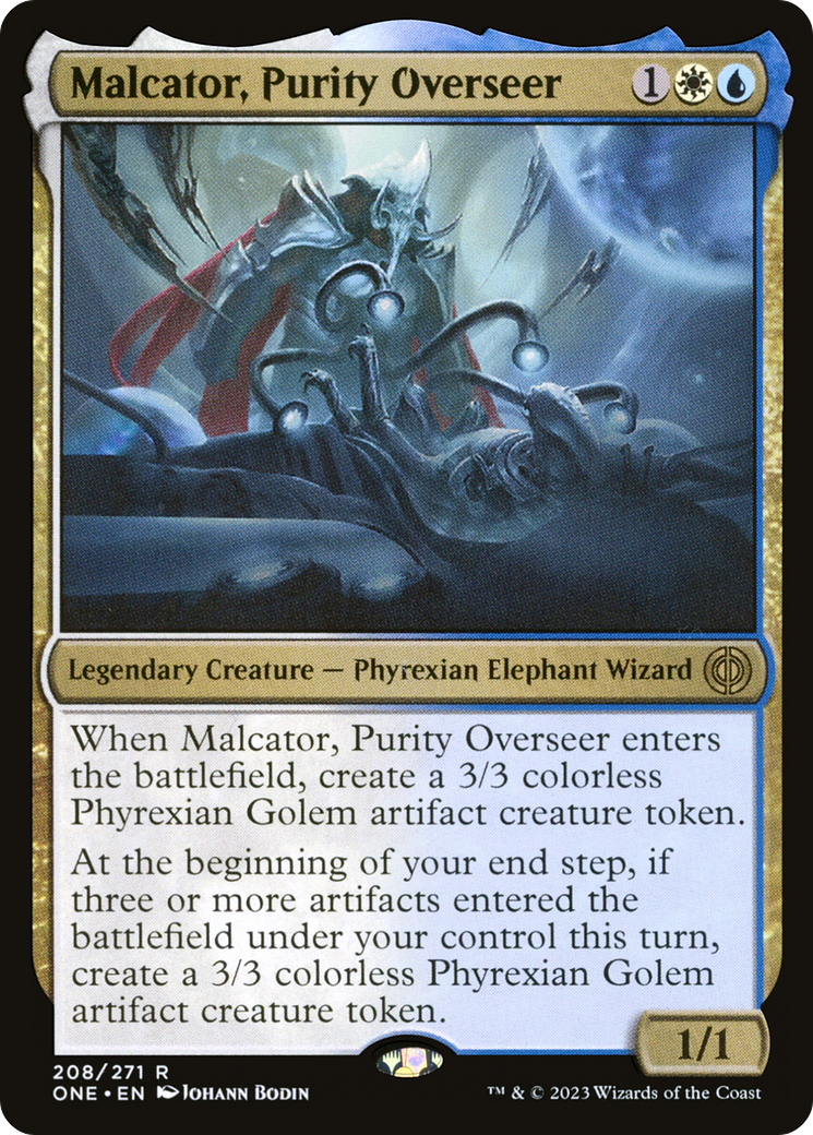 Malcator, Purity Overseer (ONE) 208 - WZRD TCG