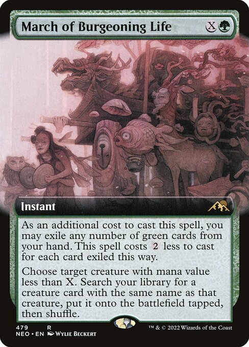 March of Burgeoning Life front