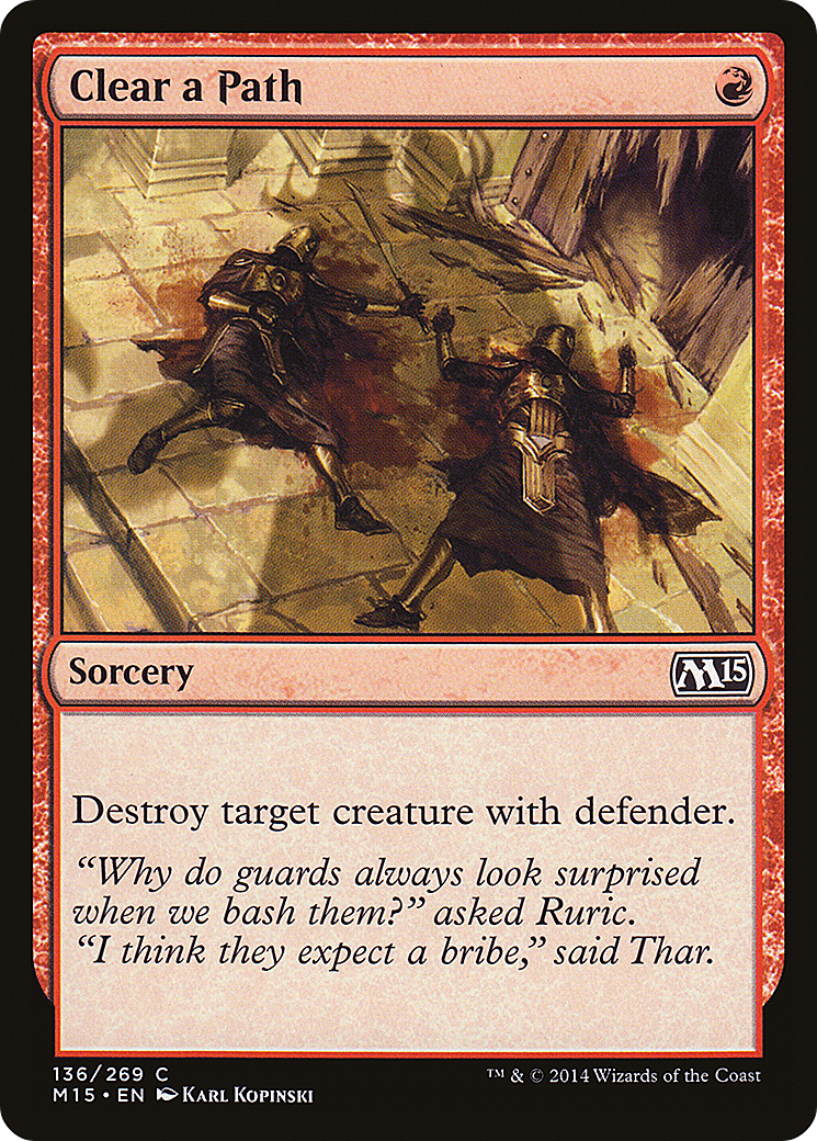Clear a Path (M15) 136 - WZRD TCG