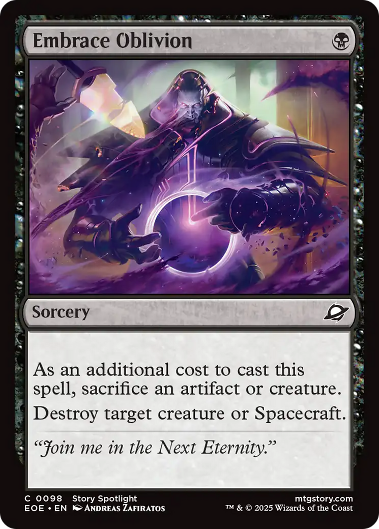 Embrace Oblivion (EOE) 98 - WZRD TCG