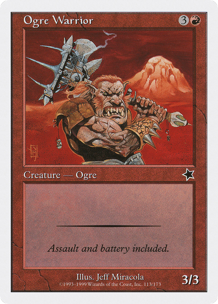 Ogre Warrior (S99) 113 - WZRD TCG