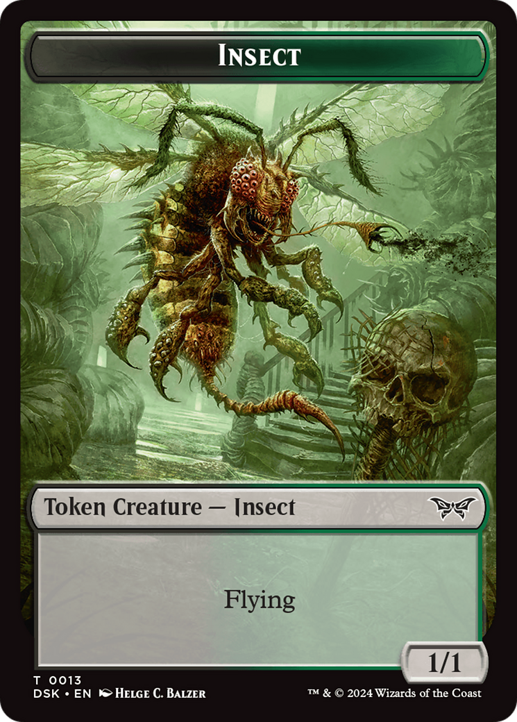 Insect // Spider Token (TDSK) 13 - WZRD TCG