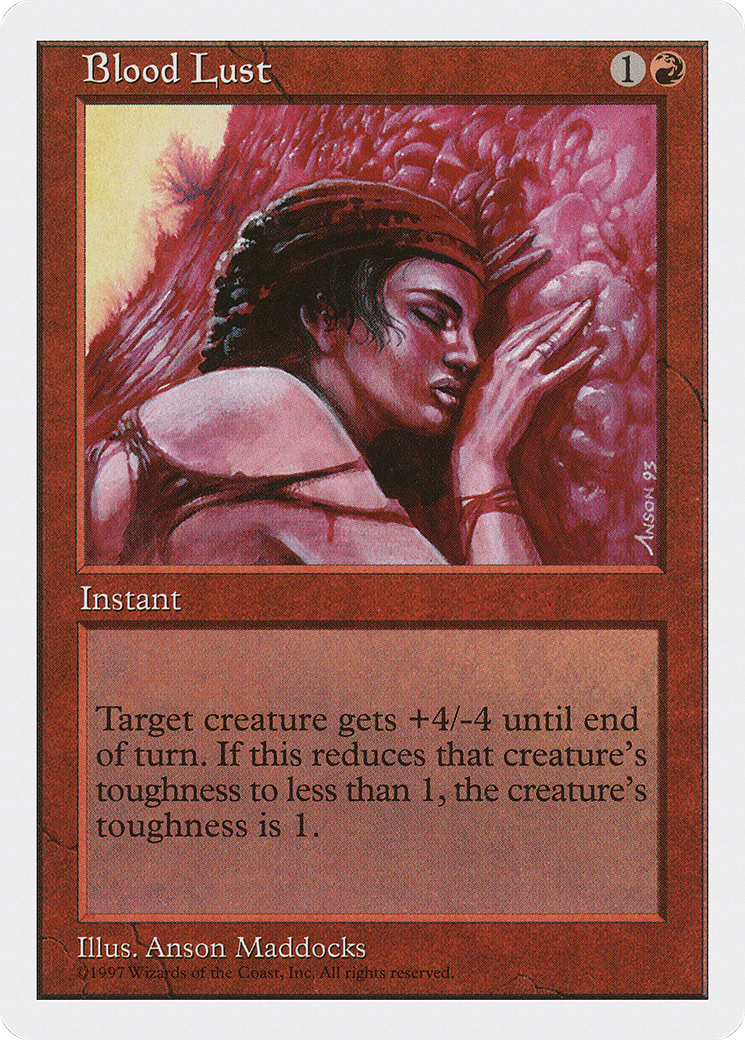 Blood Lust (5ED) 212 - WZRD TCG