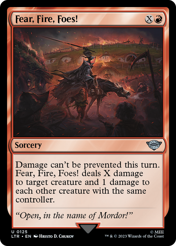 Fear, Fire, Foes! (LTR) 125 - WZRD TCG