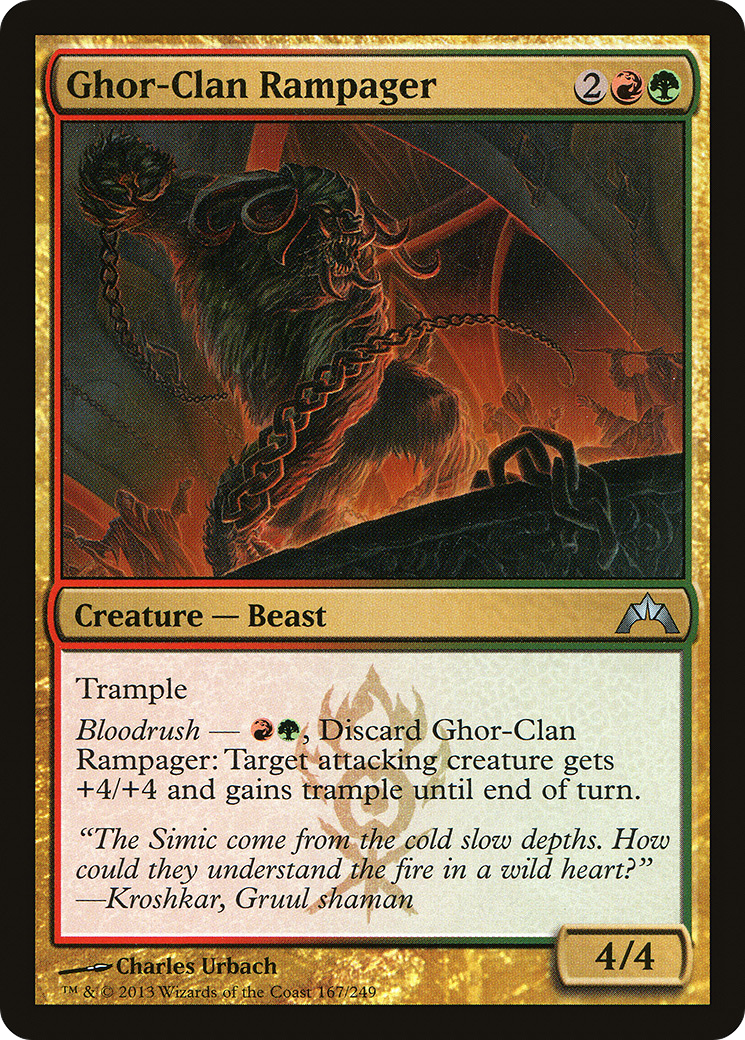 Ghor-Clan Rampager (GTC) 167 - WZRD TCG