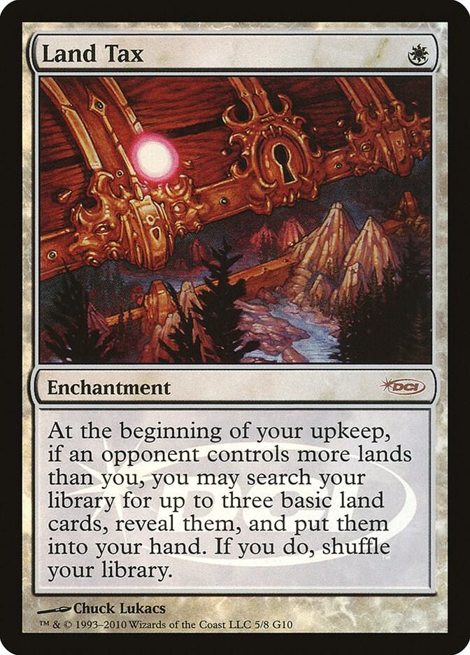 Land Tax,, 5, Near Mint, Foil