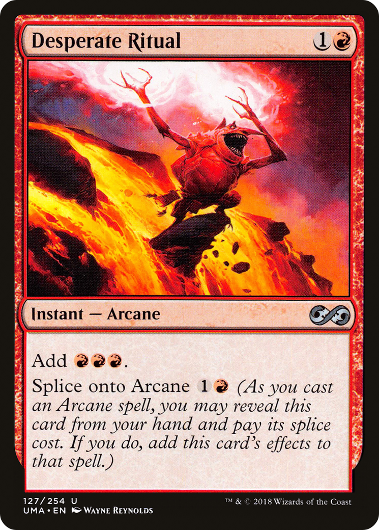 Desperate Ritual (UMA) 127 - WZRD TCG