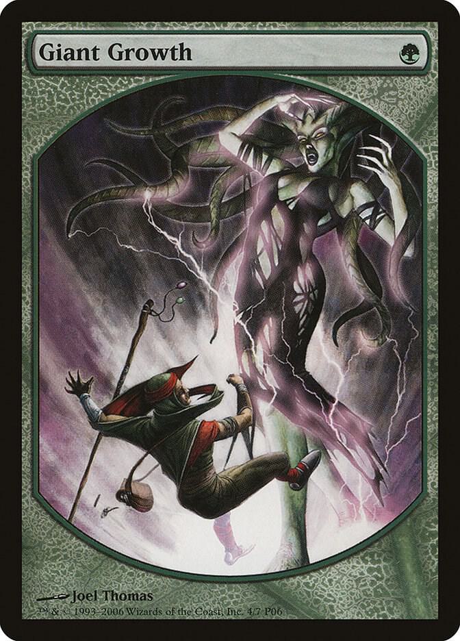 Giant Growth,, 4, Lightly Played, Normal