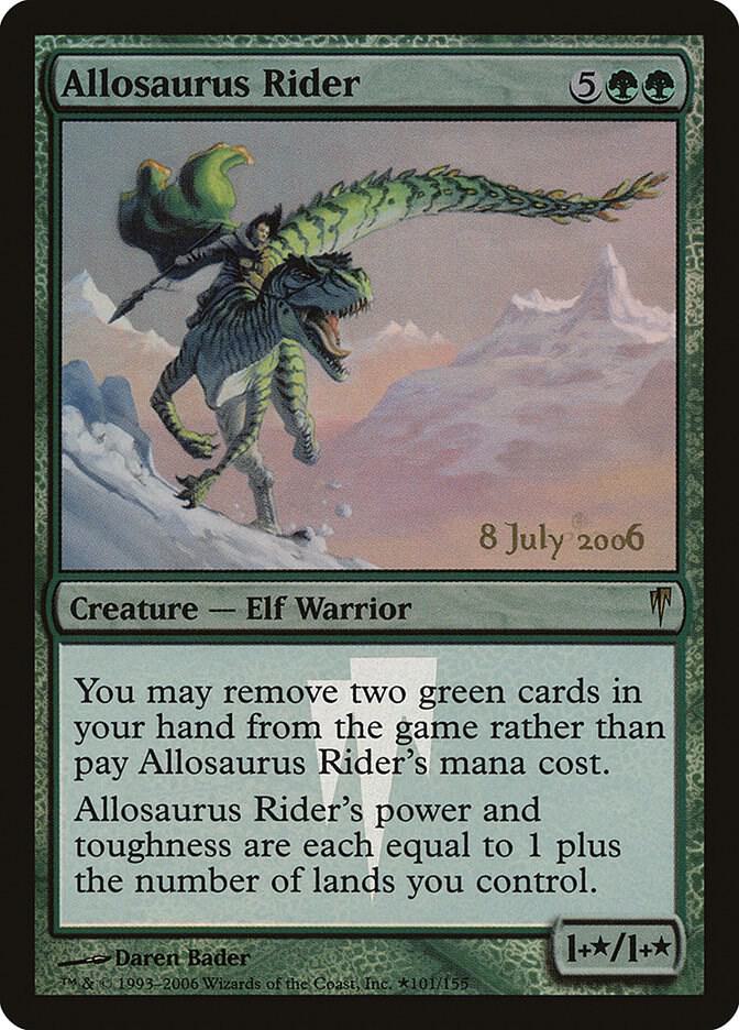 Allosaurus Rider,, 101, Near Mint, Foil
