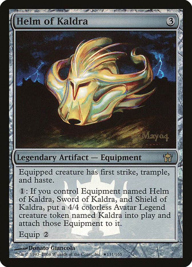 Helm of Kaldra,, 131, Near Mint, Foil