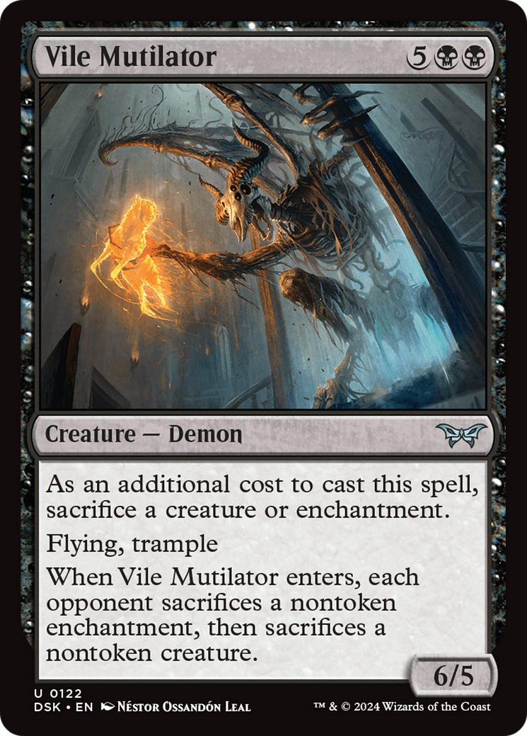 Vile Mutilator (DSK) 122 - WZRD TCG