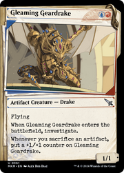 Gleaming Geardrake (MKM) 361 - WZRD TCG