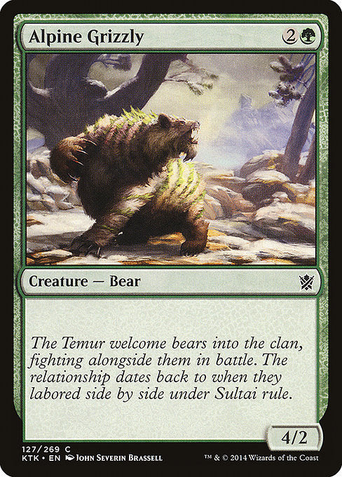 Alpine Grizzly front