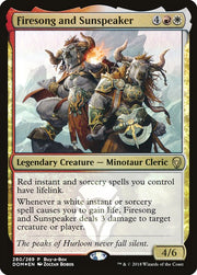 Firesong and Sunspeaker front