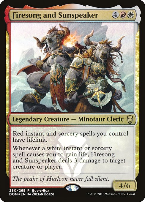 Firesong and Sunspeaker front