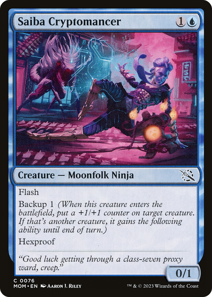 Saiba Cryptomancer (MOM) 76 - WZRD TCG