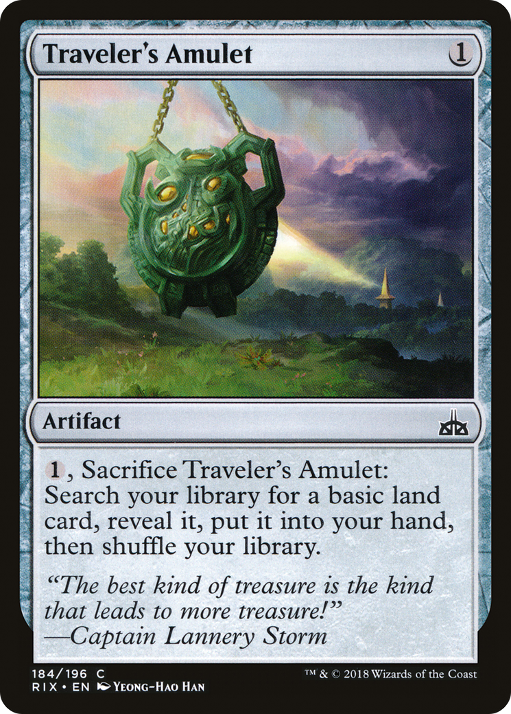 Traveler's Amulet (RIX) 184 - WZRD TCG