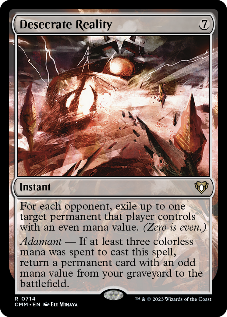 Desecrate Reality (CMM) 714 - WZRD TCG