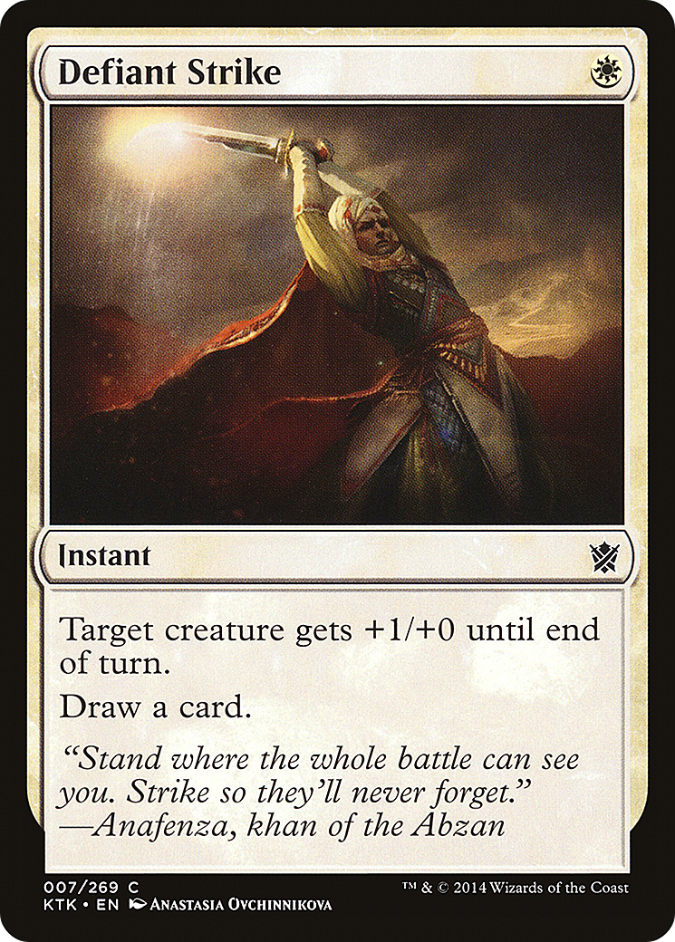 Defiant Strike (KTK) 7 - WZRD TCG