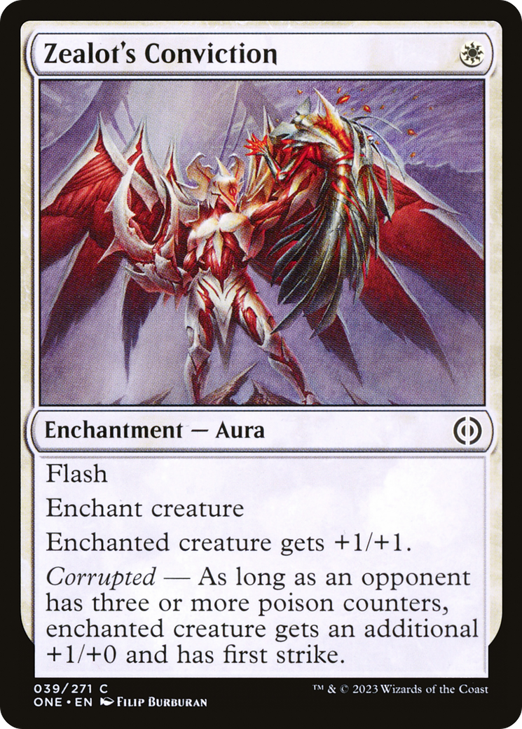 Zealot's Conviction (ONE) 39 - WZRD TCG