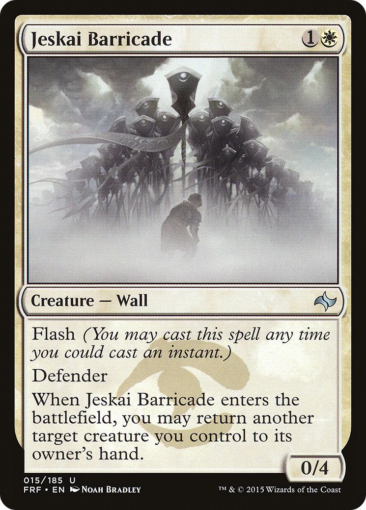 Jeskai Barricade (FRF) 15