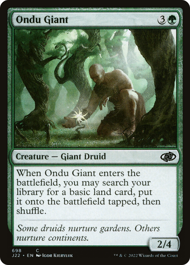 Ondu Giant (J22) 698 - WZRD TCG
