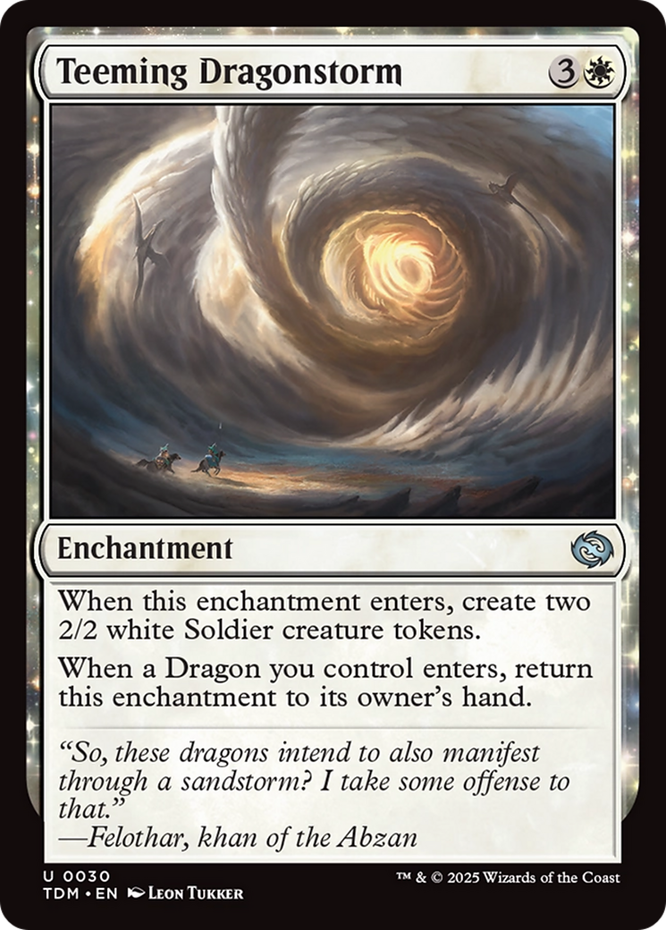 Teeming Dragonstorm (TDM) 30 - WZRD TCG