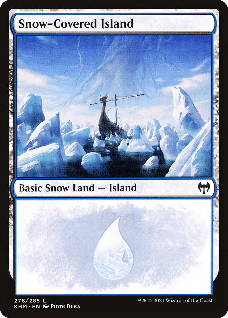 Snow-Covered Island (KHM) 278 - WZRD TCG