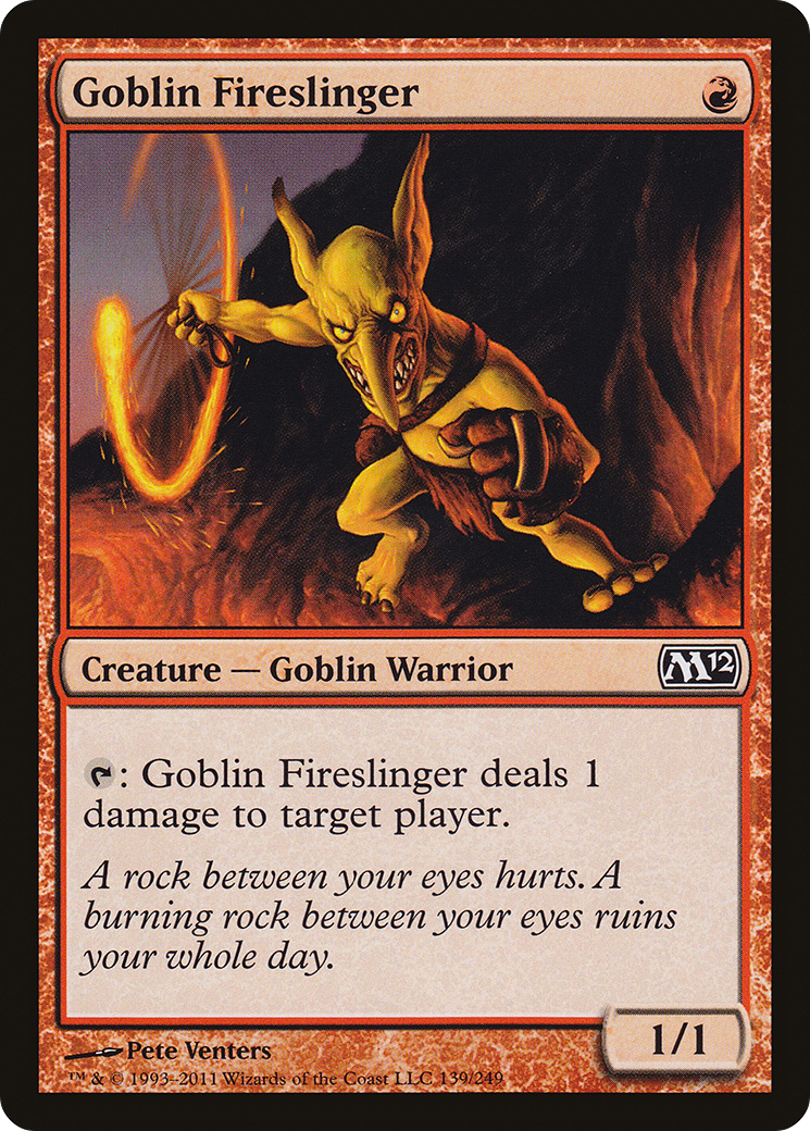 Goblin Fireslinger (M12) 139 - WZRD TCG