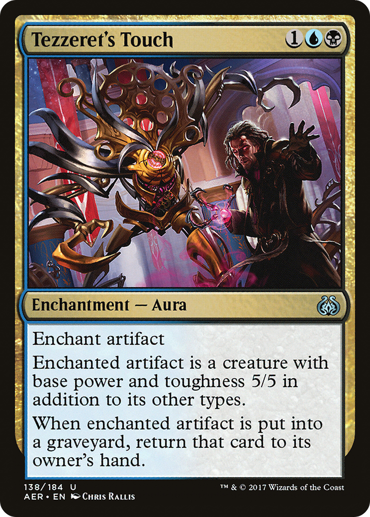 Tezzeret's Touch (AER) 138 - WZRD TCG