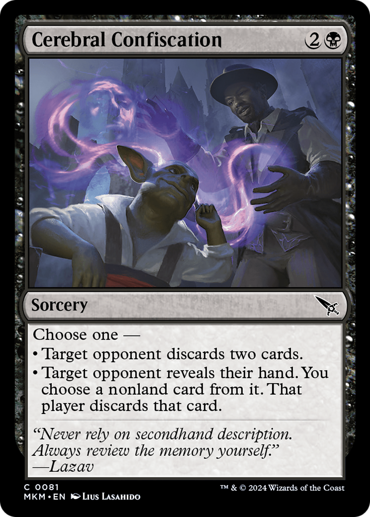 Cerebral Confiscation (MKM) 81 - WZRD TCG
