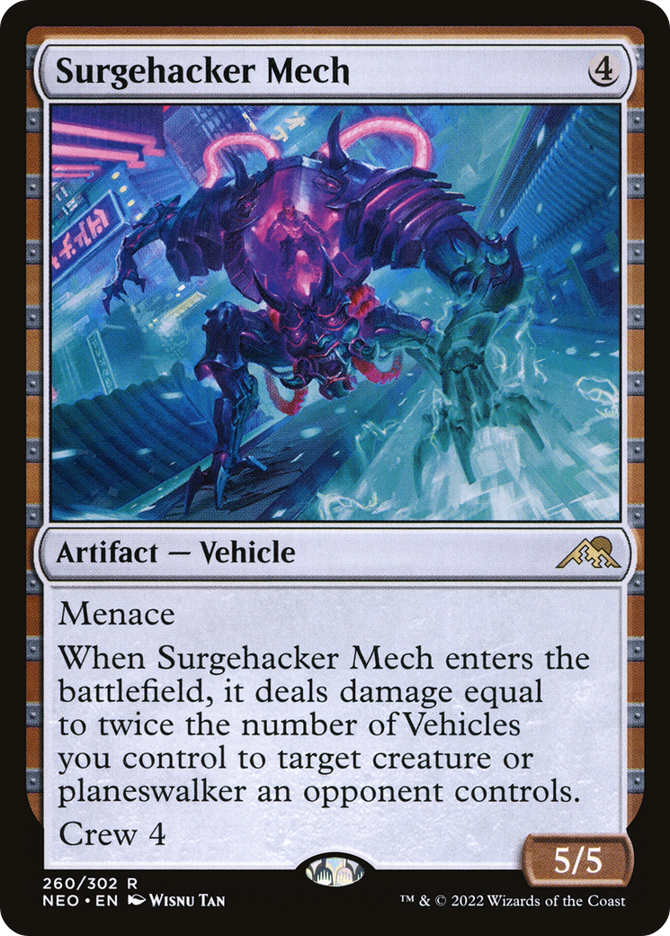 Surgehacker Mech (NEO) 260 - WZRD TCG