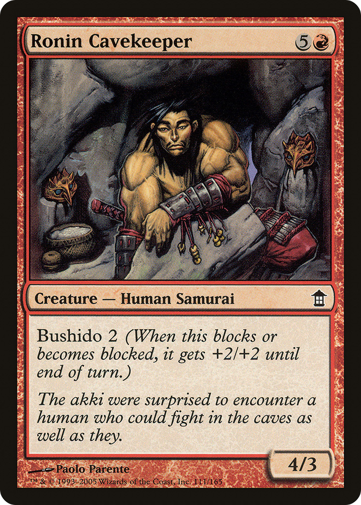 Ronin Cavekeeper (SOK) 111 - WZRD TCG