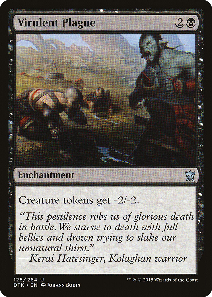 Virulent Plague (DTK) 125 - WZRD TCG