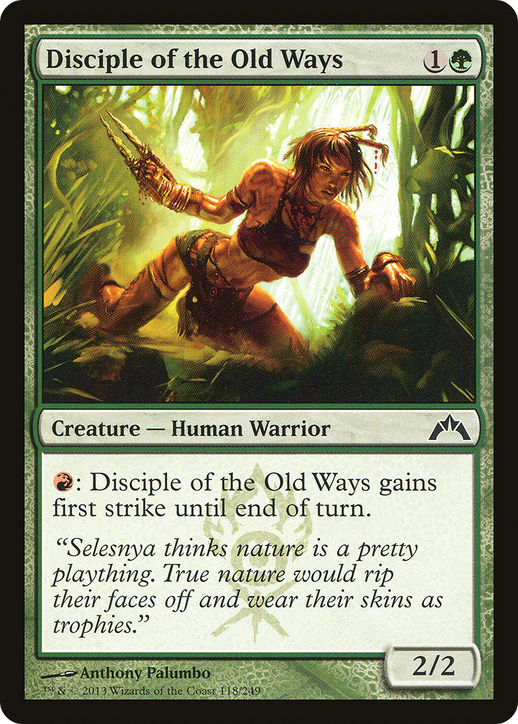 Disciple of the Old Ways (GTC) 118 - WZRD TCG